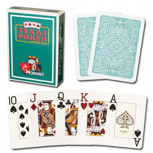 Modiano Texas Poker Dark Green Cards